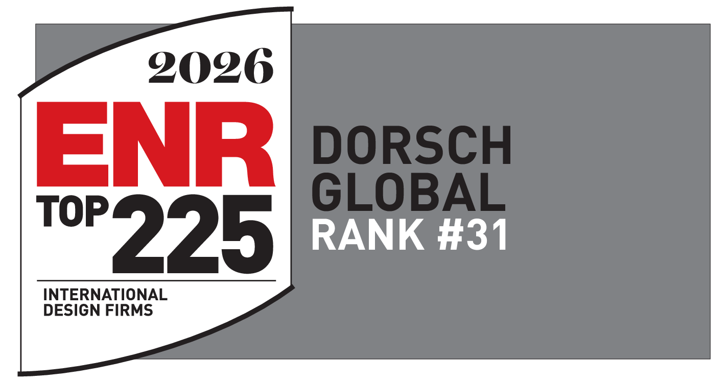 Dorsch Global is #31 in the ENR Top 225 International Design Firms 2026