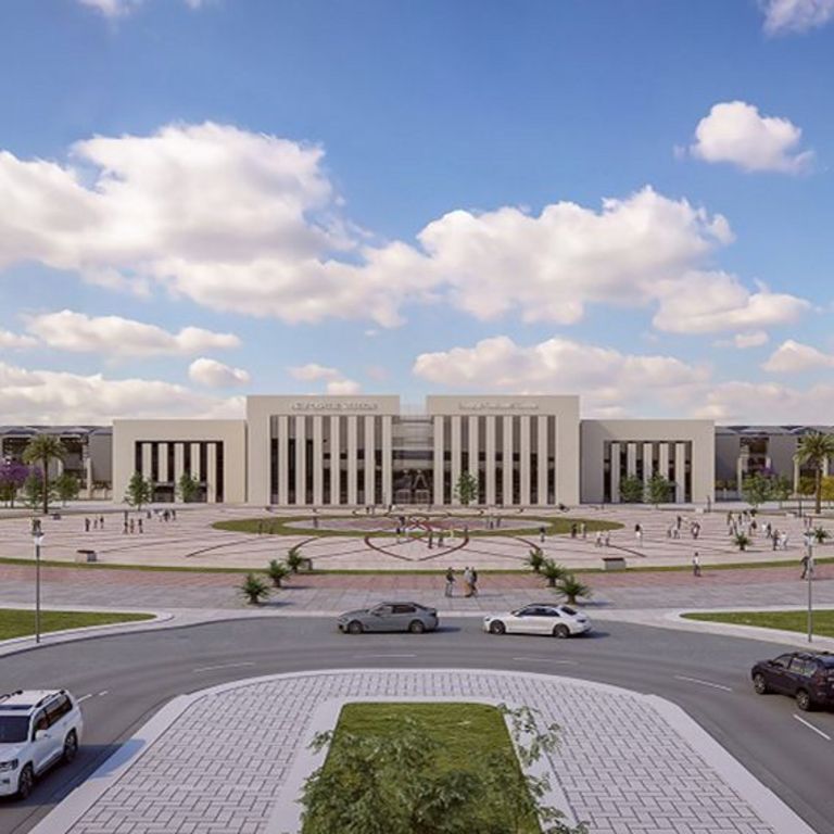 High Speed Rail, New Capital Station Front View