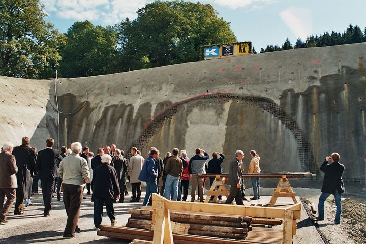 Spatenstich Felderhalletunnel