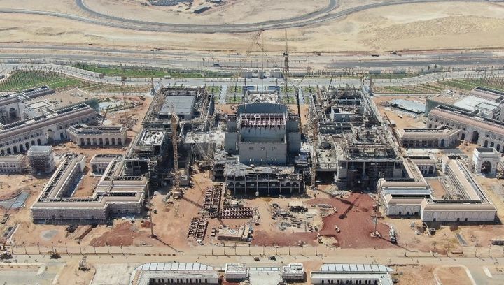 Construction Image of City of Arts and Culture, New Administrative Capital, Egypt