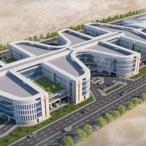 uez Medical Complex – Aerial View of the Complex